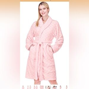 Just Love Soft Pink Plush Robe